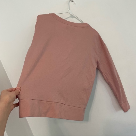 VICTORIA SPORT VICTORIA'S SECRET Blush Light Pink Spellout Crewneck Sweatshirt - Picture 10 of 12